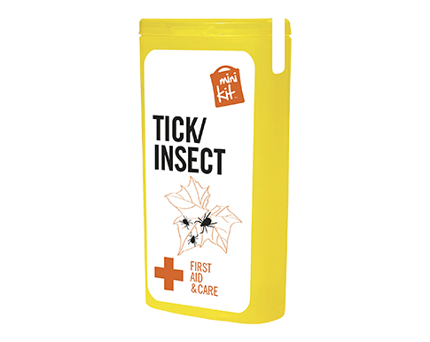 MyKit Mini Tick And Insect First Aid Packs - Yellow
