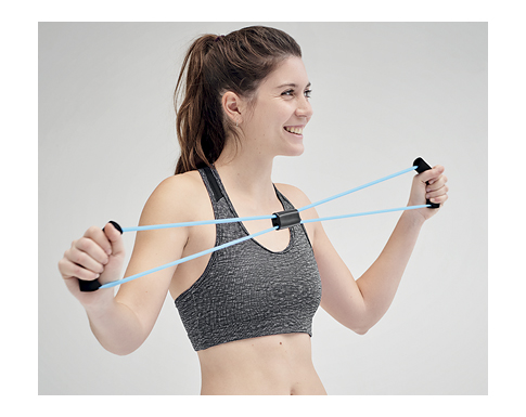 Multi-Function Tension Exercise Ropes - Turquoise
