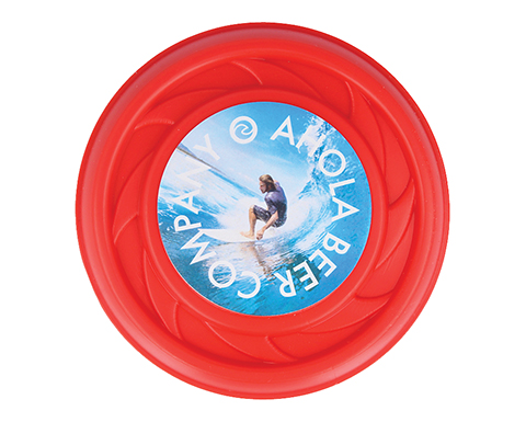 Mini Turbo Recycled Frisbees - Red