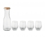 Houston Recycled Glass Drinking Sets - Clear
