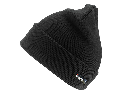 Result Thinsulate Microfibre Beanie Hats - Black