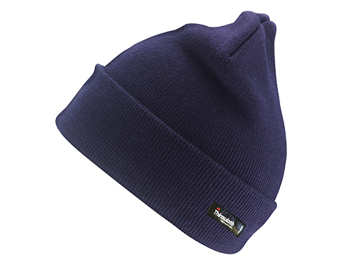 Result Thinsulate Microfibre Beanie Hats - Navy