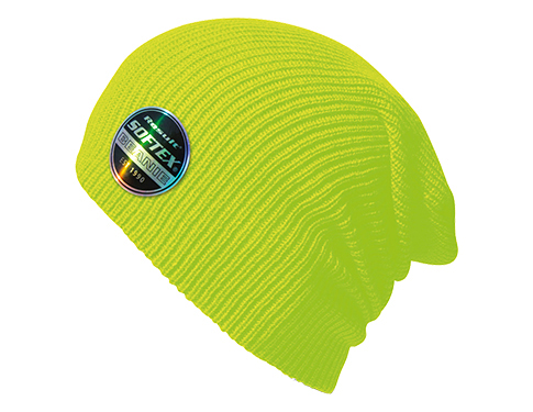 Result Core Softex Beanie Hats - Fluorescent Yellow