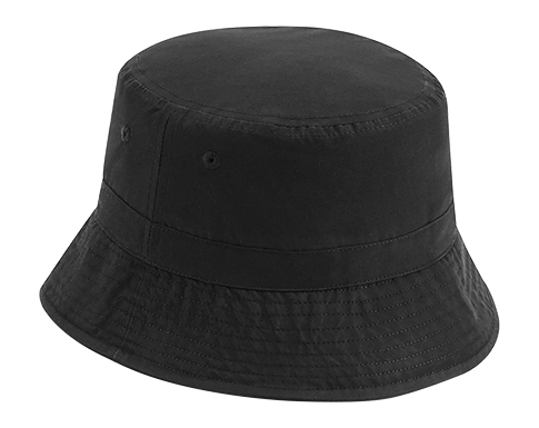 Beechfield Recycled Polyester Bucket Hats - Black