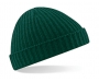 Beechfield Knitted Trawler Beanie Hats - Bottle Green