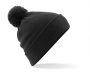 Beechfield Original Pom Pom Beanie Hats - Black