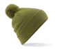 Beechfield Original Pom Pom Beanie Hats - Moss Green