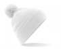 Beechfield Original Pom Pom Beanie Hats - White
