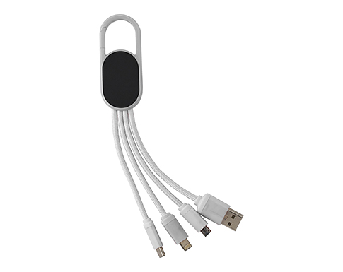 Astro 4-in-1 USB Charging Cable Sets - White