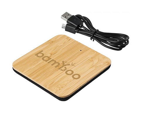 Sherwood Bamboo Wireless Charging Pads - Natural