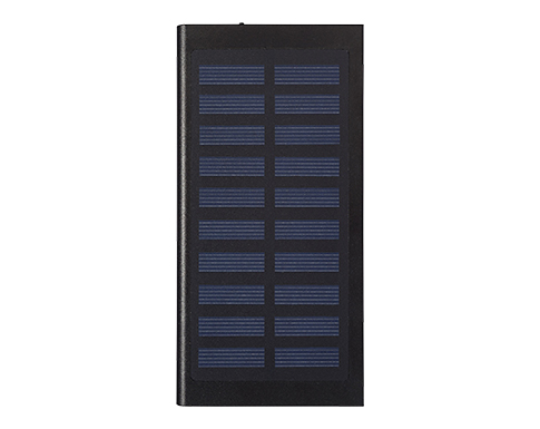 Jupiter Solar Power Bank - 8000mAh - Black