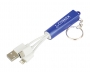 Memphis Light Up Charging Keyring Cables - Blue