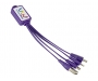 Techno 3-in-1 Charging Cables - Purple