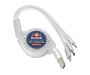 Atlanta 3-in-1 Reel Chargers - White