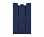 Delta Silicone Smartphone Wallets With Stand - Navy
