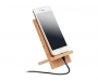 Seattle Bamboo Wireless Phone Charging Phone Stands - Natural
