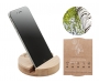 Grow Birch Wood Round Mobile Phone Stand & Seeds - Natural