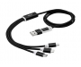 Saturn 5-in-1 Braided Charging Cables - Black
