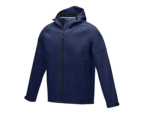 Windermere Mens GRS Recycled Softshell Jackets - Navy Blue