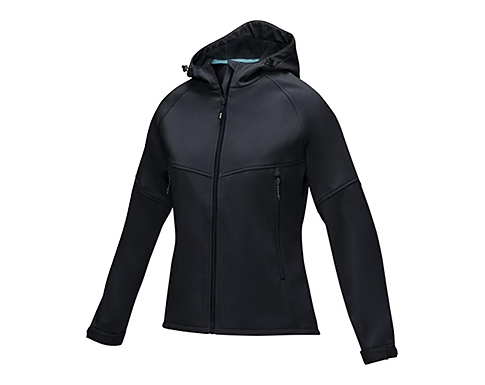 Windermere Womens GRS Recycled Softshell Jackets - Black