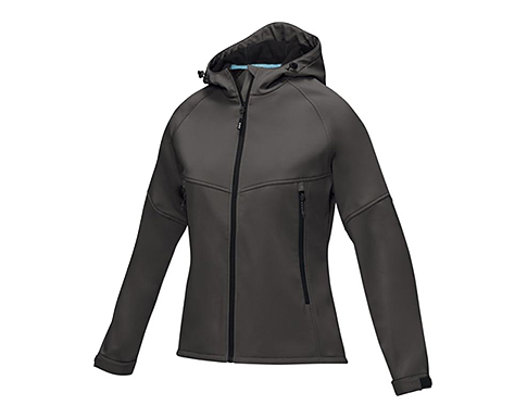 Windermere Womens GRS Recycled Softshell Jackets - Storm Grey
