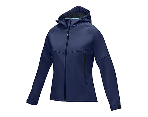 Windermere Womens GRS Recycled Softshell Jackets - Navy Blue