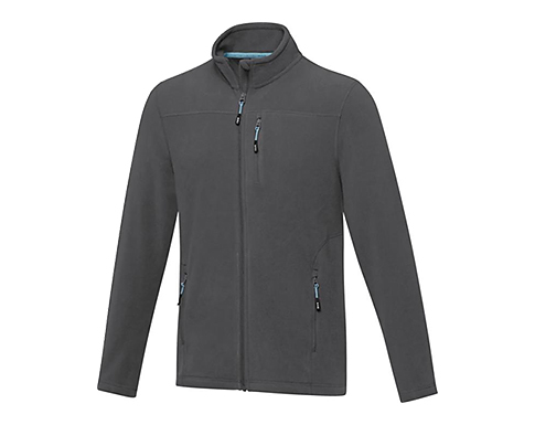 Chicago Mens GRS Recycled Full Zip Fleece Jackets - Storm Grey