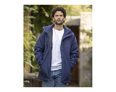 Wentworth Mens Insulated Parka - Navy Blue