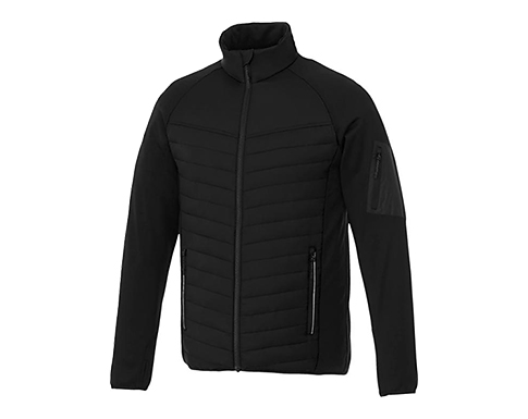 Gilbertown Mens Hybrid Insulated Jackets - Black