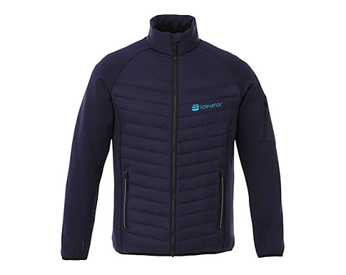 Gilbertown Mens Hybrid Insulated Jackets - Navy Blue