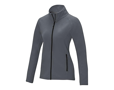 Whitby Womens Full Zip Fleece Jackets - Storm Grey