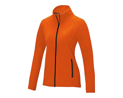 Whitby Womens Full Zip Fleece Jackets - Orange