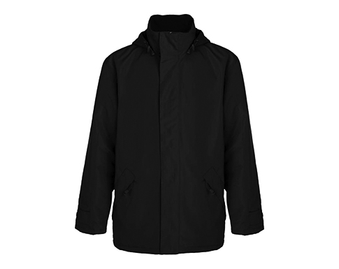 Roly Europa Insulated Waterproof Jackets - Black