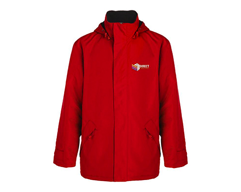 Roly Europa Insulated Waterproof Jackets - Red