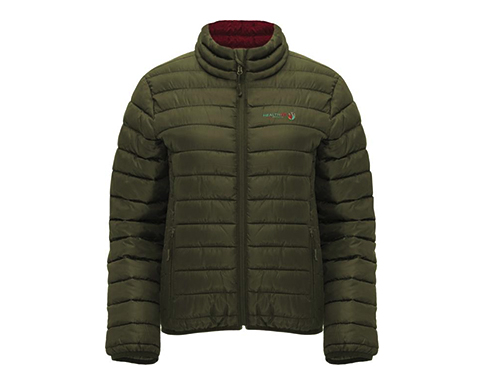 Roly Finland Insulated Quilted Jackets - Military Green