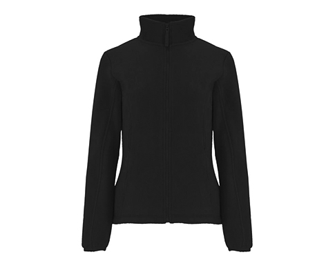 Roly Artic Womens Full Zip Fleece - Black