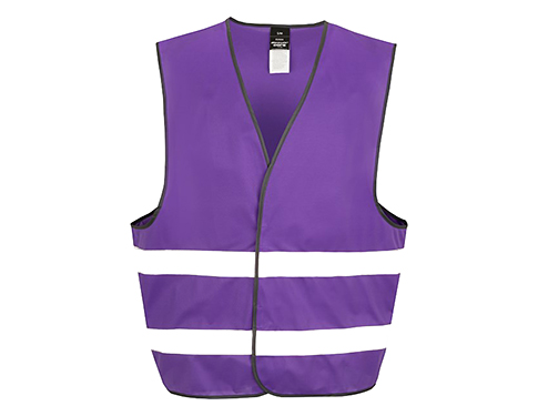 Result Core Highway Hi-Vis Safety Vests - Purple