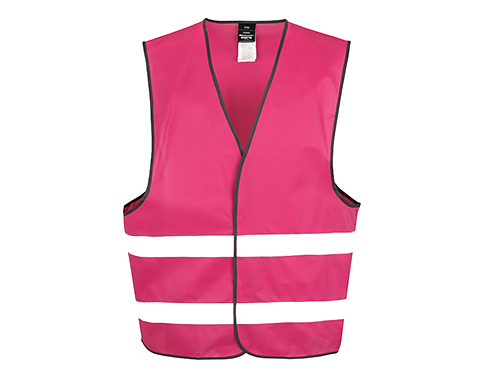 Result Core Highway Hi-Vis Safety Vests - Raspberry