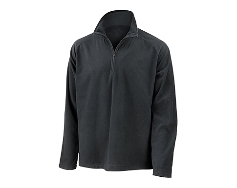 Result Core Micro Fleece Zip Tops - Black