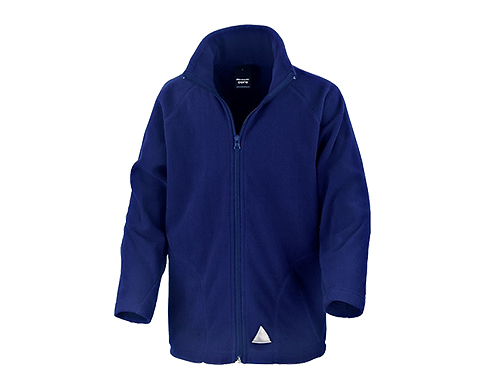 Result Core Junior Full Zip Micro Fleece Jackets - Royal Blue