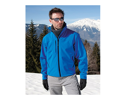 Result Classic Mens 3 Layer Softshell Jackets - Lifestyle