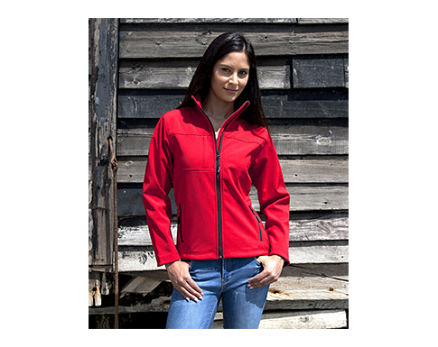 Result Classic Womens 3 Layer Softshell Jackets - Lifestyle