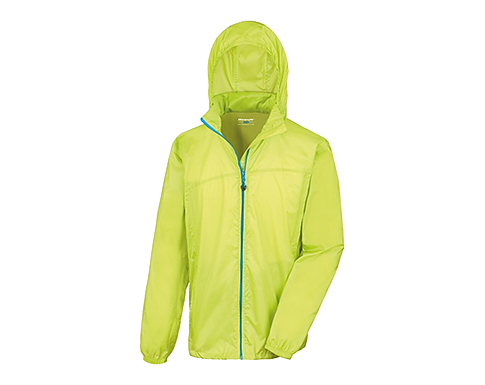 Result HDI Quest Lightweight Stowable Jackets - Lime / Royal Blue