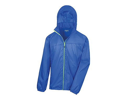 Result HDI Quest Lightweight Stowable Jackets - Royal Blue / Lime