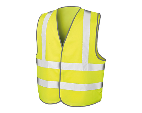 Result Core Hi-Vis Safety Motorway Vests - Safety Yellow