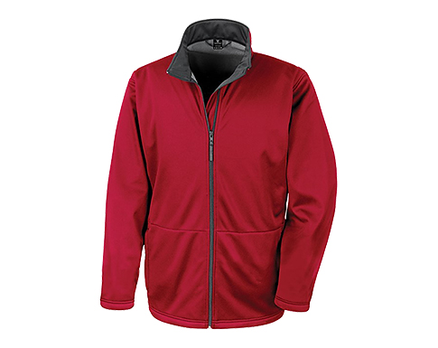 Result Core Mens Softshell Jackets - Red