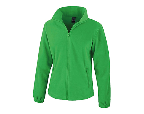 Result Core Fashion Fit Ladies Outdoor Fleece Jacket - Kelly Green