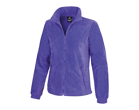 Result Core Fashion Fit Ladies Outdoor Fleece Jacket - Purple