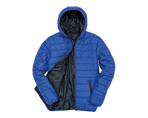 Result Core Soft Padded Puffer Jackets - Royal Blue / Navy Blue