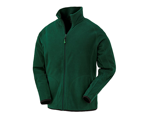 Result GRS Recycled Micro Fleece Jackets - Bottle Green